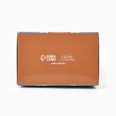Folding box with the Olennyok window, 9 x 16.6 x 6 cm, New Year-4