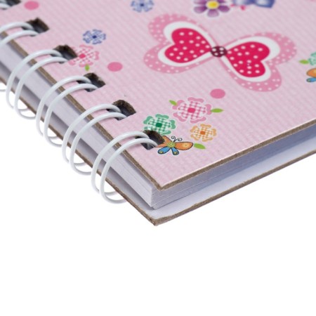 Notebook in a gift box, on a lock, A6, 50 sheets, a line, "Flea", mix-3