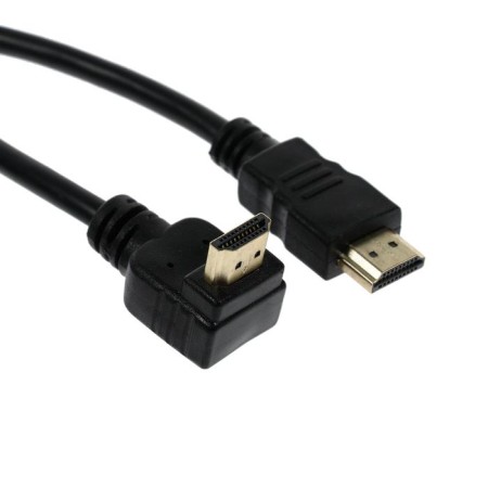 HDMI Cablexpert, HDMI (M) -HDMI (M), VER.1.4, 3 m, 19M/19M, Corner, Black