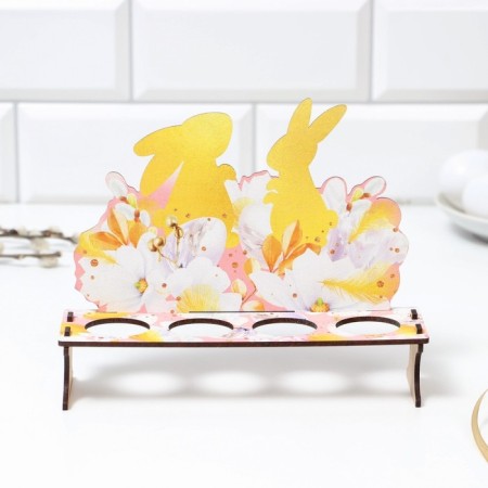 4 eggs “Rabbits”, 19.6 x 16 x 6 cm.-2