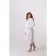 Women's bathrobe, size 42, white color
