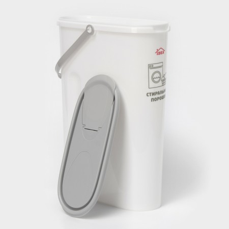 Container for washing powder, 5 l, 11 × 24.6 × 32 cm, color gray color-4