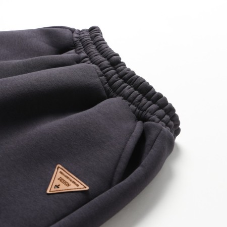 Children's trousers, launched, graphite color, height 128 cm-1