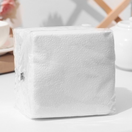 Paper napkins, 24x24 cm, 100 pcs, white-7
