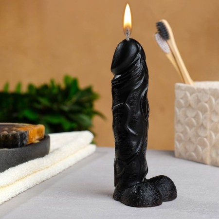 Figure candle "Favorite" Black 16cm