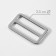 The buckle is regulatory, two -sided, inner width - 38 mm, thickness - 3.5 mm, 5 pcs, silver color