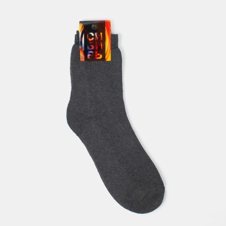 Socks male terry, dark gray color, size 29-2