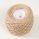 Cotton cord 3 mm 220m/240 ± 5 g gradient "Summer" (cookies/white)