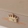 Casket to the leatherette for jewelry "Queen" Light gold 18x27x9 cm