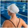 Шапочка для плавания взрослая ONLYTOP Swim, тканевая, обхват 54-60 см