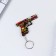 Key keychain wooden "Pistol", 6.7 x 4.6 cm