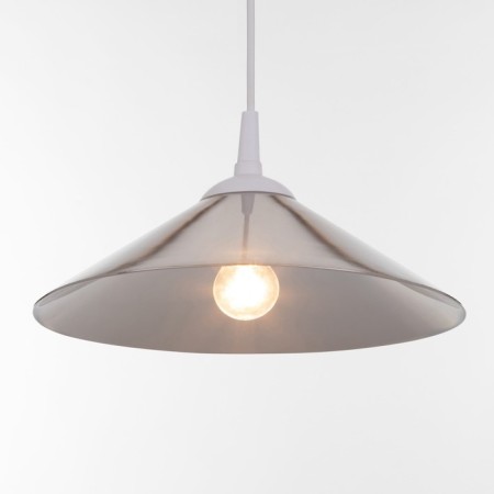 Lamp Bayerlux alan 1he27 white/silver 30x30x9cm-2