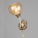 Bra "Barbara" 1x60W E27 white, gold 20x12x28cm