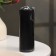 Candle - cylinder, 5x15 cm, black lacquered, 14 hours