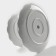 Ceramic 2-tier ceramic “Stylish Bear”, D = 18.5/26 cm, white color