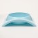 MISK Plastic curved 400 ml, 19.5 x 16.8 x 5 cm, blue