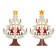 Souvenir "spruce", New Year, folding, with candles, mix