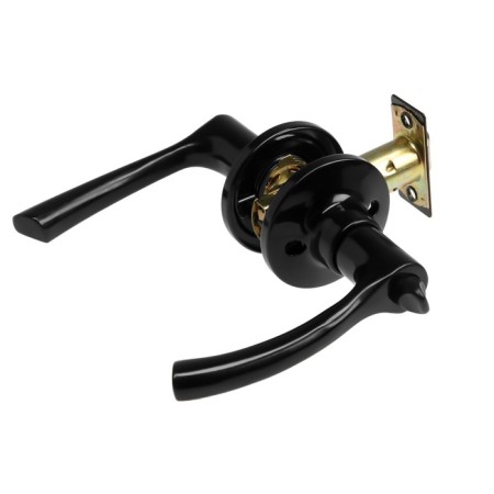 Stiling (fashion 3186), interior, latch, glossy black color-2