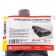 Compact turbo engine for the UN-9132 Ozone vacuum cleaner, black, 113 mm wide, 32 mm under a tube
