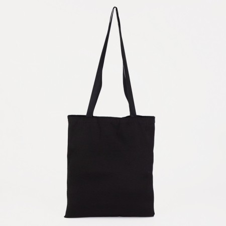 A chopper bag without a zipper, without lining, black color-1