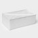 Organizer for storing linen LadOM, 6 cells, 28 × 16 × 10 cm, white color
