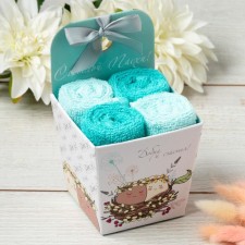 A set of decorative terry napkins 