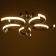 Causteen with FDD "Sylvia" 5xled 70W 3000-6000k Dimmer, chrome 56x56x11 cm Bayerluux