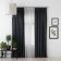 A set of curtains with Blackout boards, size 2x170x270 cm, black color