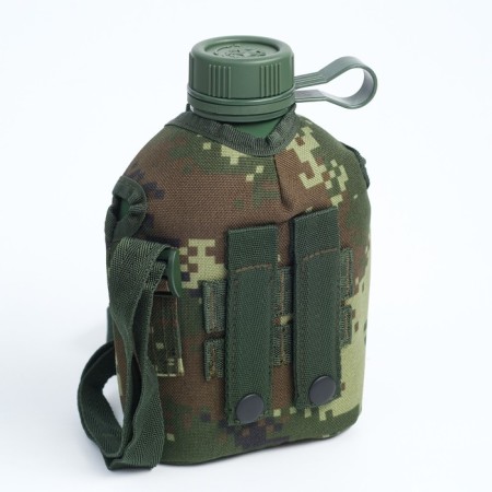 Hiking flask "Adventure", with a 1l cover, aluminum-1