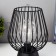 Nightlight "art" LED from batteries 3haa black 15x15x25 cm Risalux