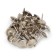 Tundra nails, decorative, 8x15 mm, chrome, 50 pcs