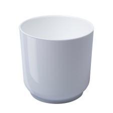 Plastic pot Live-In-Green with the Delta tab, D = 30 cm, 17.3 l, white color