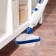 Steam mop KitFort KT-1048-3, 1300 W, 360 ml, cord 4.9 m, white-blue