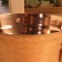 Set for the bath "Kamenka" of two objects (batch 5 liters and scoop 0.2 l) copper, in the box