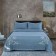 A set with a blanket Duet "Isis", size 230x250 cm, 160x220 cm - 2 pcs, 50x70 cm - 2 pcs, color sea wave