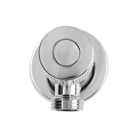 Кран угловой ZEIN engr, 1/2" х 1/2", кран-букса латунь/керамика, нерж. сталь, хром-3