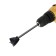 Mixer for tundra paints, plastic, hexagonal shank, 165 x 35 mm