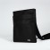 Male bag over the shoulder, Textura, artificial leather, black color