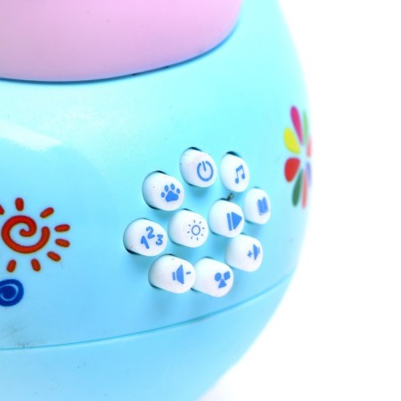 Musical Nevalyashka "My Baby", Sound, Light, Blue Color-2