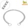 Collar - Metallic stranding single, 70 cm, wire thickness 4 mm