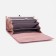 Women's wallet on magnets, pink color