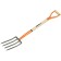 Garden pitchfork, with wooden cuttings, Truper 98x17x6 cm