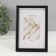 Photo frame Plastic "Mira" 10x15 cm, 636477 Black with silver (plastic screen)