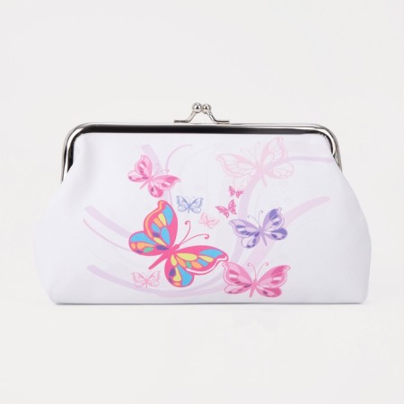 Cosmetic bag on the farmar, white color-1