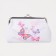 Cosmetic bag on the farmar, white color