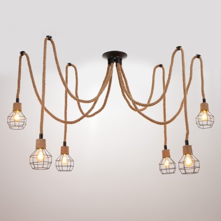 Lamp "Spider" 6he27 40W black-1