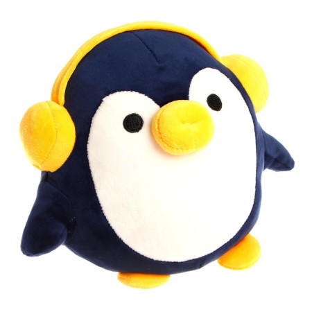 Soft toy "Penguin in Headphones", color mix-1