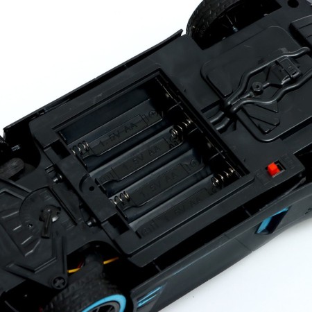 Radio -controlled machine "Shokukar", 1:14, works from batteries, black color-3