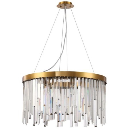 Crystal Crystal Chandelier Venecia 8xe14 40W, size 60x60x45-92 cm, bronze color-2