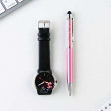 Set: Watch of wristwells and pen 